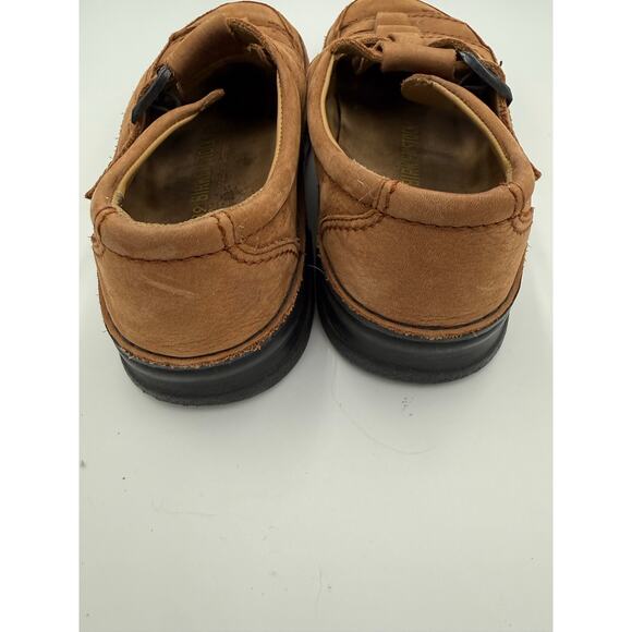 Birkenstock Madeira Fisherman Sandals Brown Nubuck Leather Size 39 Comfort Boho main image 5